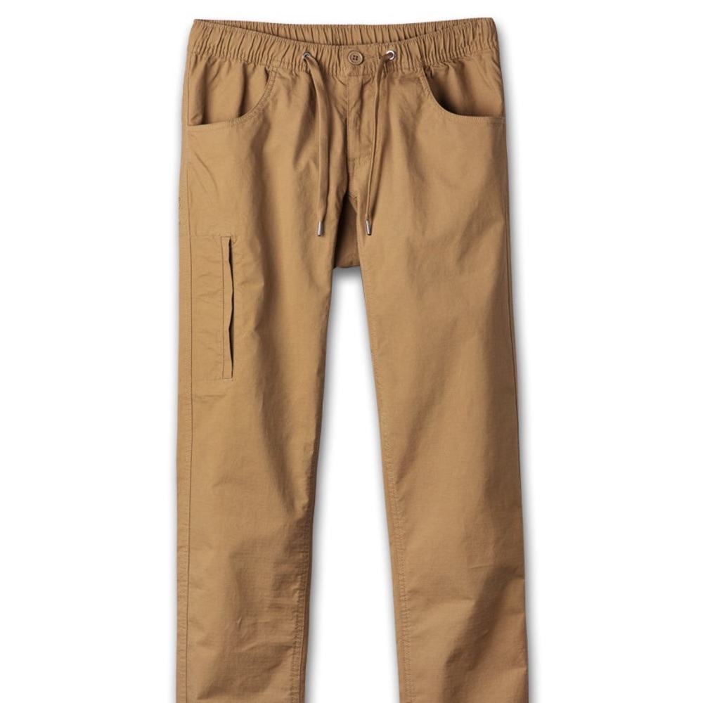 BYLT Basics Men's Tan Drawstring Utility Pants